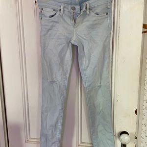 Adriano Goldschmeid super skinny fit jean leggings with pre cut knees 26R